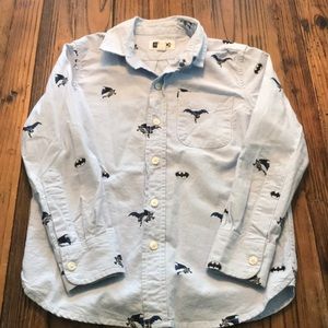 Boys Batman pattern button up